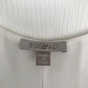 Roz & Ali Tops - Double layered chiffon tunic Roz & Ali Tops - Double layered chiffon tunic